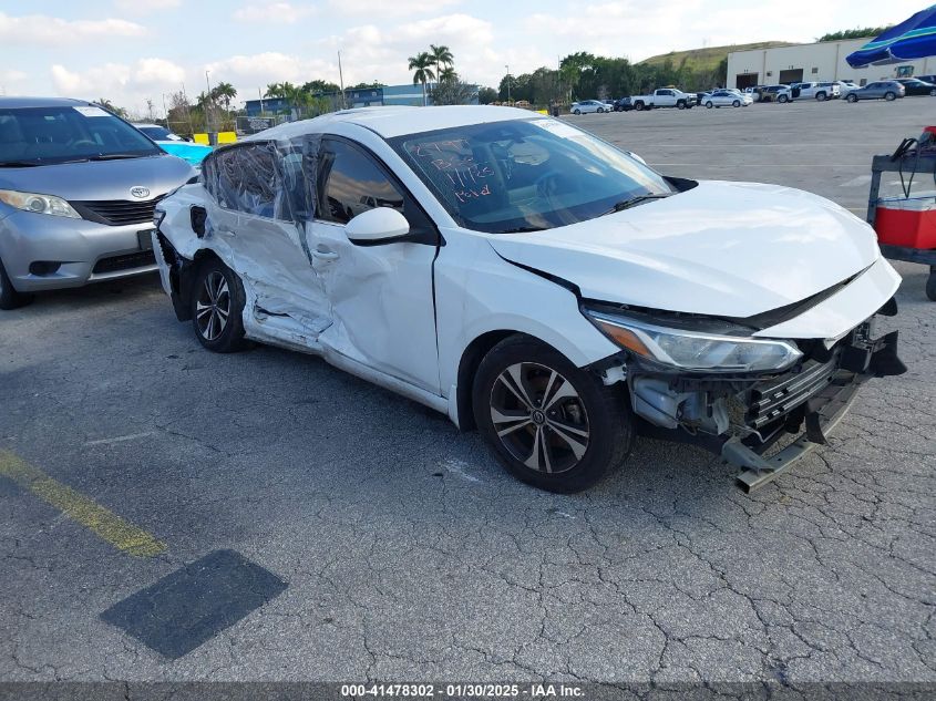 2022 NISSAN SENTRA SV XTRONIC CVT - 3N1AB8CV8NY202797