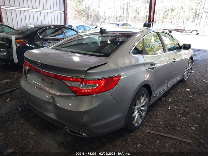 2012 HYUNDAI AZERA VIN: KMHFH4JG9CA184094