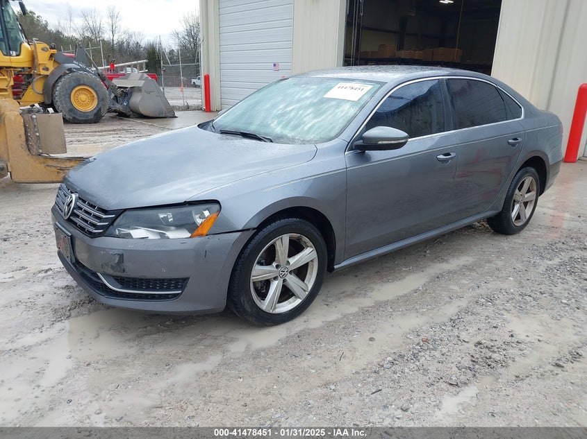 2012 VOLKSWAGEN PASSAT VIN: 1VWBN7A32CC090053