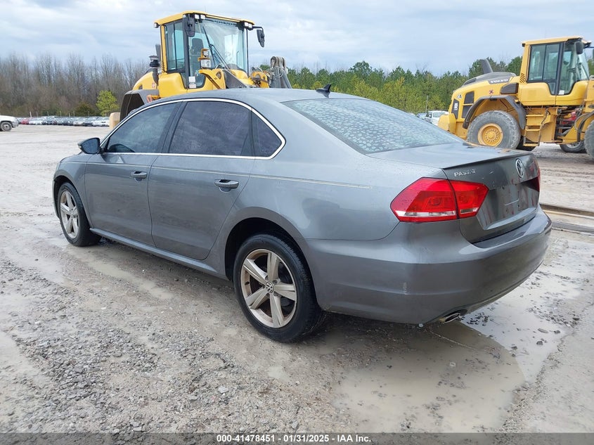 2012 VOLKSWAGEN PASSAT VIN: 1VWBN7A32CC090053