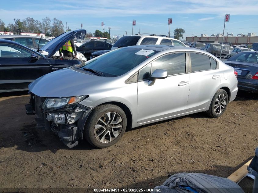 2013 Honda Civic Ex-L VIN: 19XFB2F96DE206362 Lot: 41478491