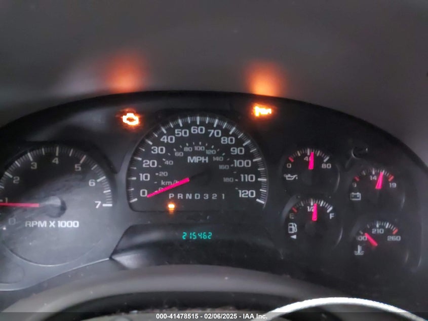 2007 CHEVROLET TRAILBLAZER VIN: 1GNDT13S272125034