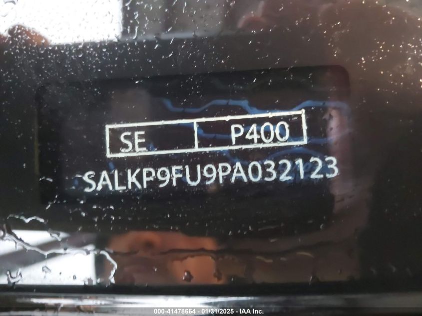 2023 Land Rover Range Rover P400 Se VIN: SALKP9FU9PA086344 Lot: 42924625