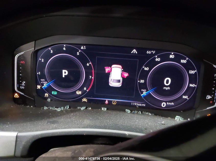 2019 VOLKSWAGEN ATLAS VIN: 1V2NR2CA9KC576665