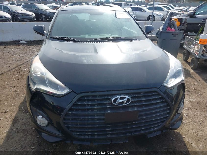 2016 Hyundai Veloster Turbo VIN: KMHTC6AE8GU2R5625 Lot: 41479623