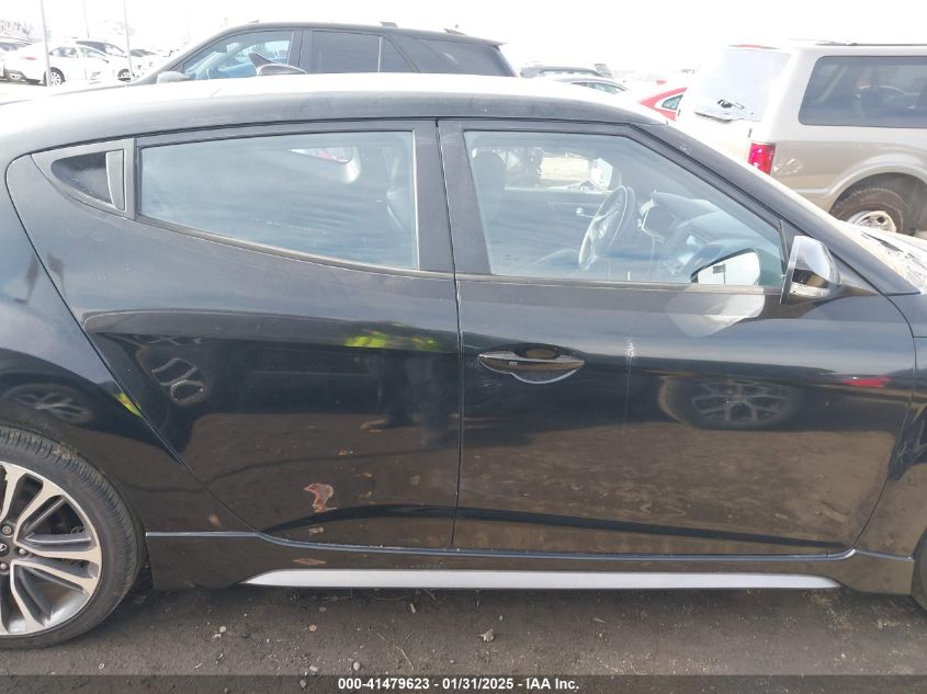 2016 Hyundai Veloster Turbo VIN: KMHTC6AE8GU2R5625 Lot: 41479623