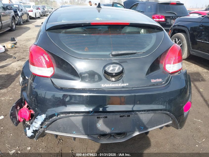 2016 Hyundai Veloster Turbo VIN: KMHTC6AE8GU2R5625 Lot: 41479623