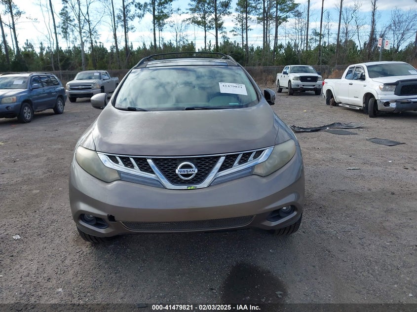 2011 Nissan Murano S/Sl/Le VIN: JN8AZ1MUOBWO5912 Lot: 41479821