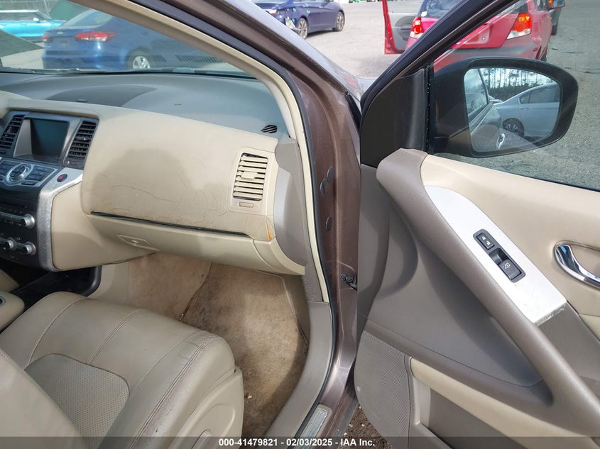 2011 NISSAN MURANO VIN: JN8AZ1MU0BW059812