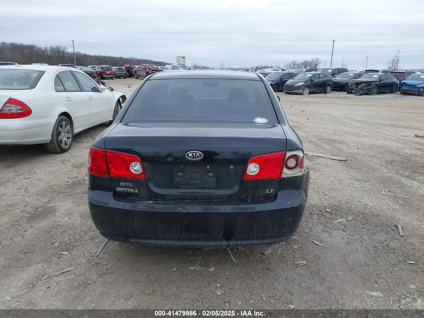 2008 Kia Optima Lx VIN: KNAGE123985257943 Lot: 41479986