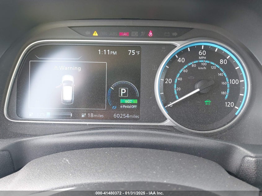 2019 Nissan Leaf S VIN: 1N4AZ1CP0KC308835 Lot: 41480372