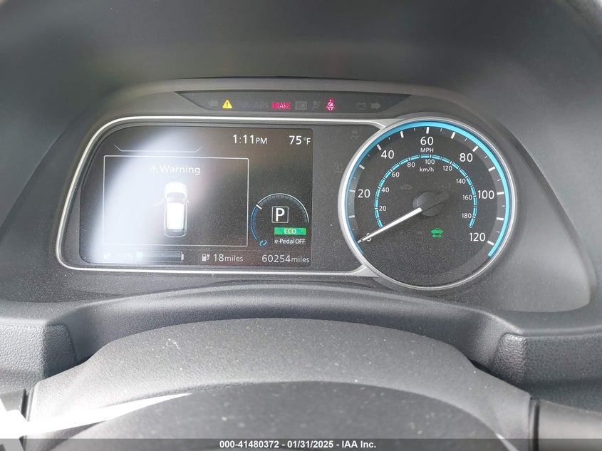 2019 Nissan Leaf S VIN: 1N4AZ1CP0KC308835 Lot: 41480372