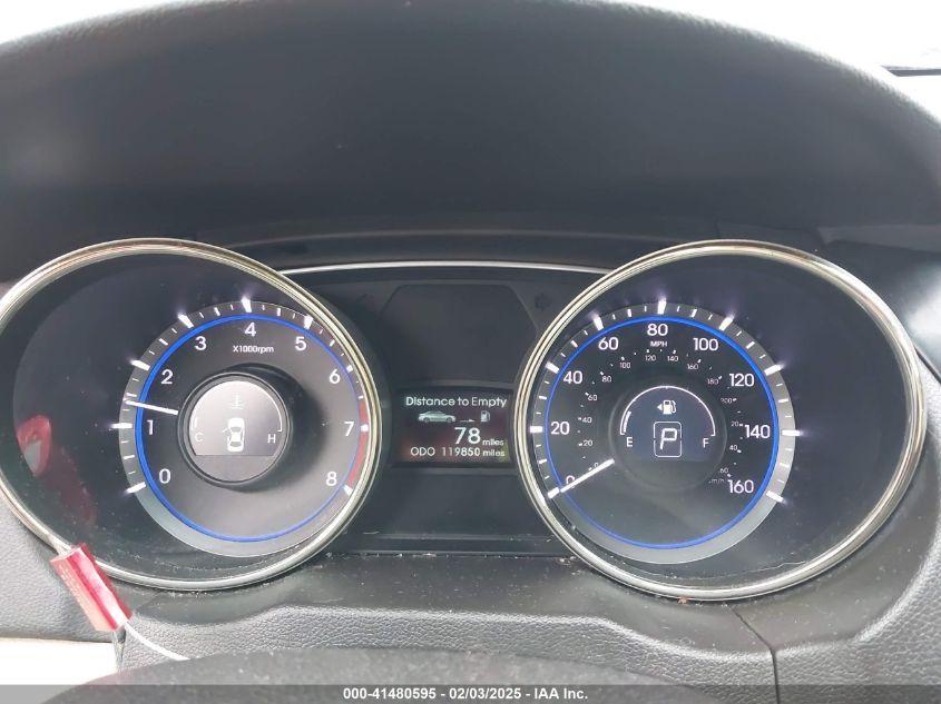 2013 Hyundai Sonata Limited VIN: 5NPEC4AC9DH729555 Lot: 41480595