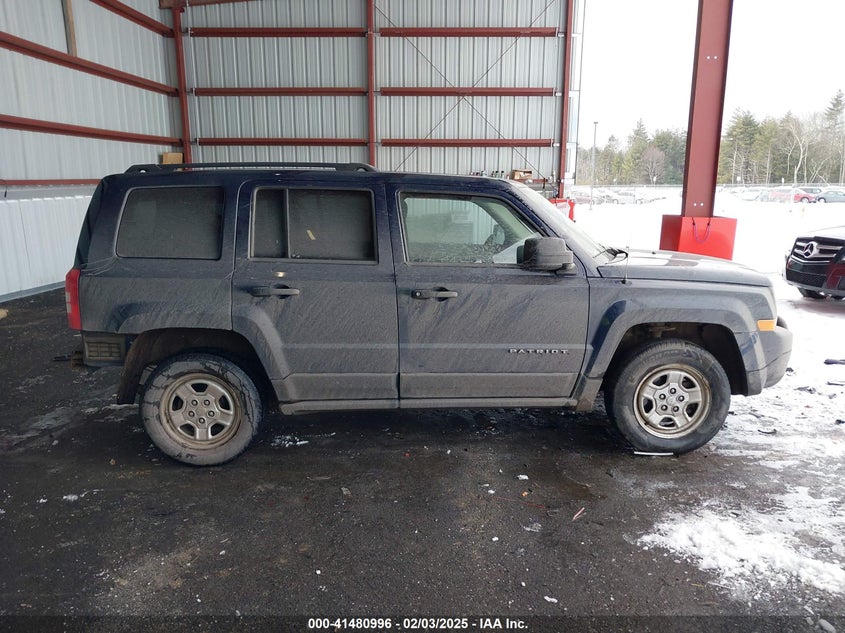 2017 JEEP PATRIOT SPORT 4X4 - 1C4NJRBB2HD128167