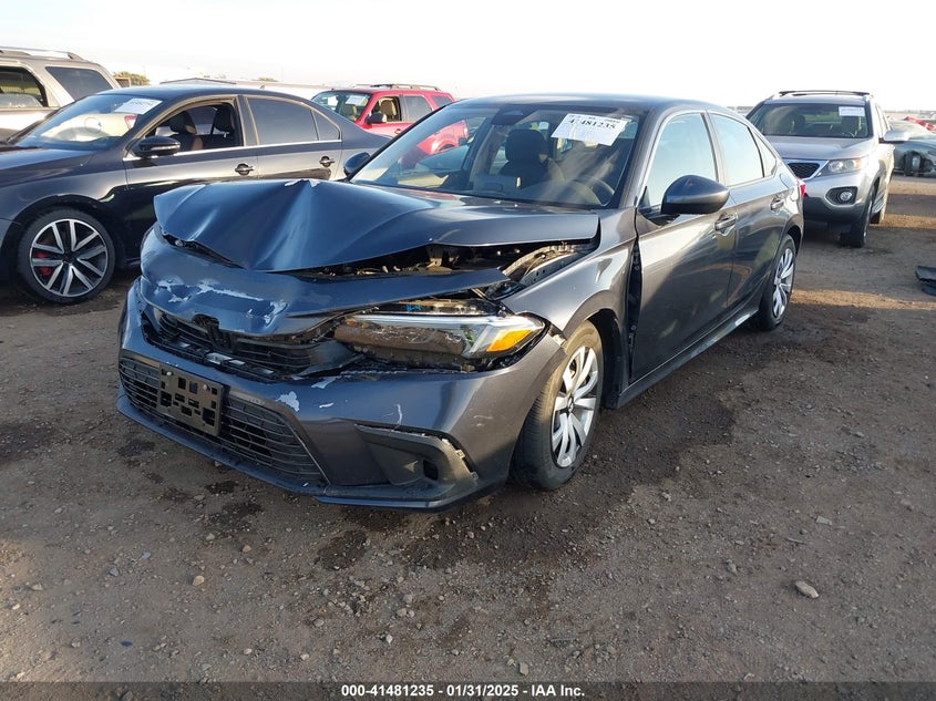 2022 HONDA CIVIC LX - 2HGFE2F25NH517850