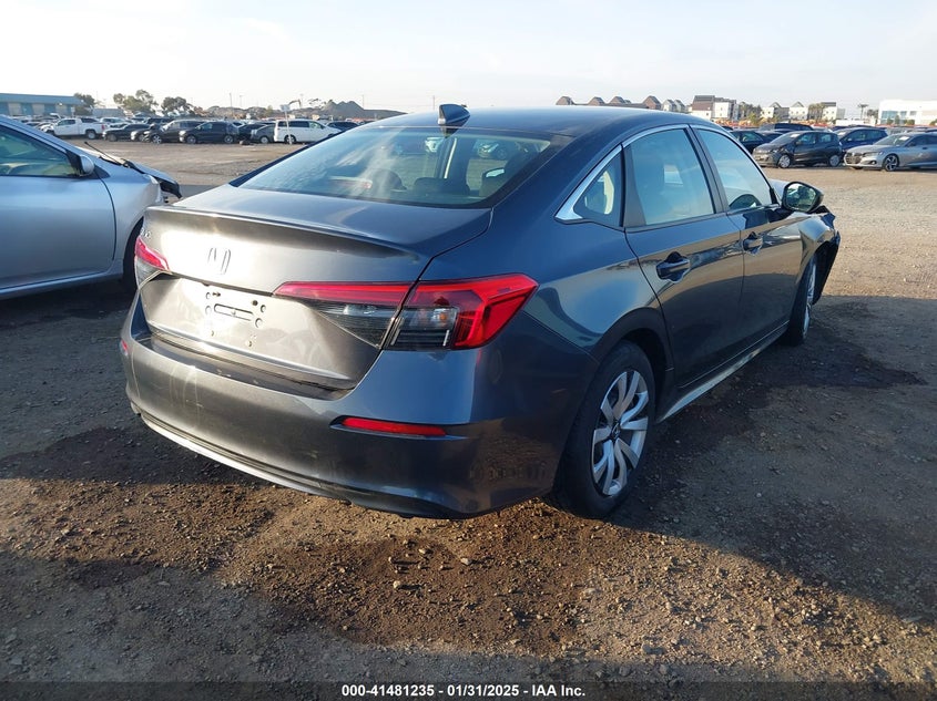 2022 HONDA CIVIC LX - 2HGFE2F25NH517850