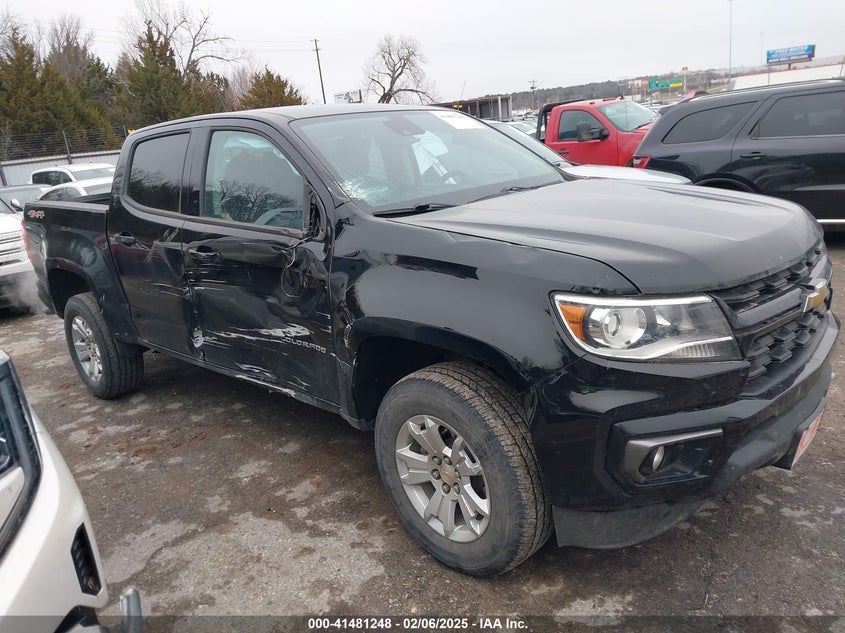 2022 CHEVROLET COLORADO VIN: 1GCGTCEN9N1330572
