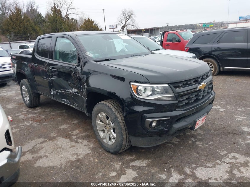 2022 CHEVROLET COLORADO VIN: 1GCGTCEN9N1330572