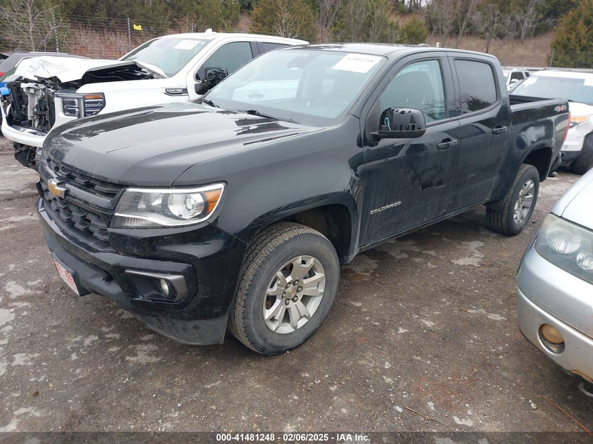 2022 CHEVROLET COLORADO VIN: 1GCGTCEN9N1330572