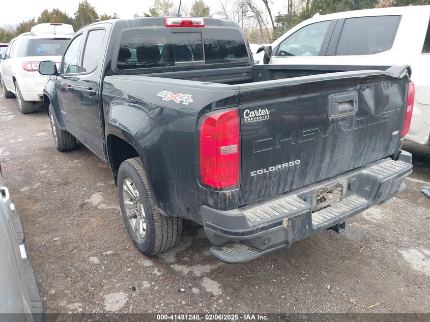 2022 CHEVROLET COLORADO VIN: 1GCGTCEN9N1330572