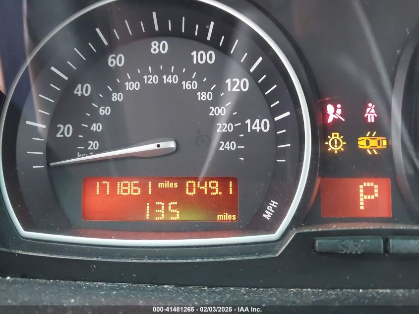 2005 BMW X3 3.0I VIN: WBXPA93475WD17444 Lot: 41481265