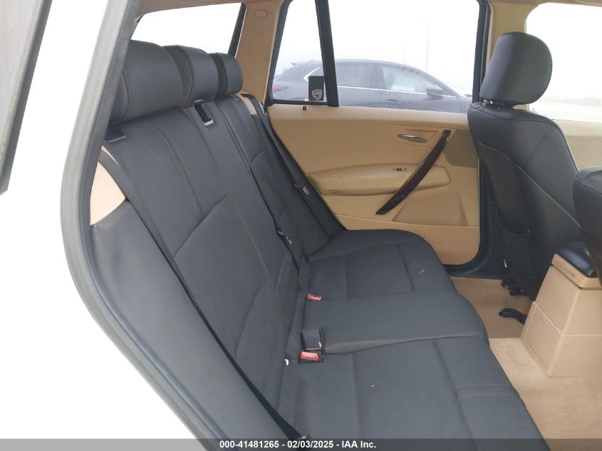 2005 BMW X3 3.0I VIN: WBXPA93475WD17444 Lot: 41481265