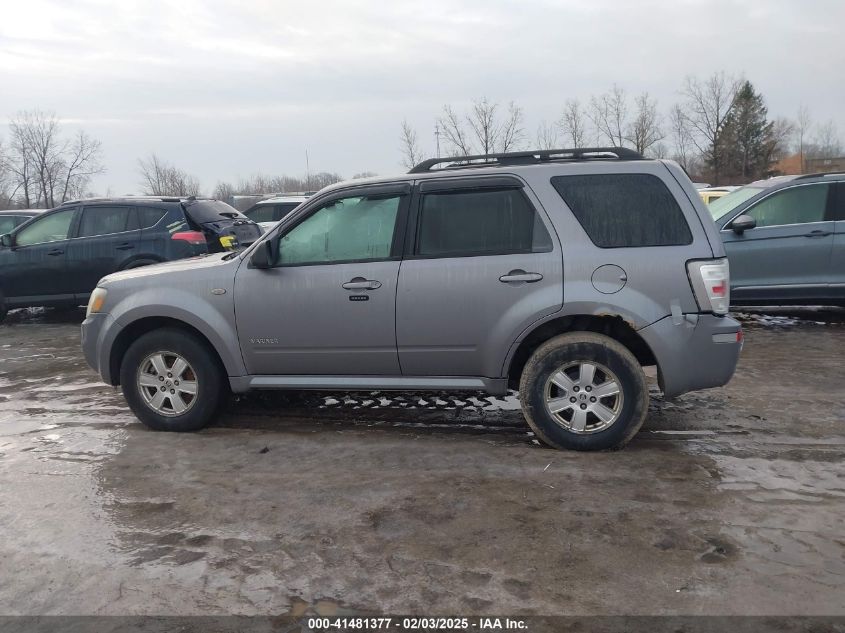2008 Mercury Mariner I4 VIN: 4M2CU81Z48KJ23212 Lot: 41481377