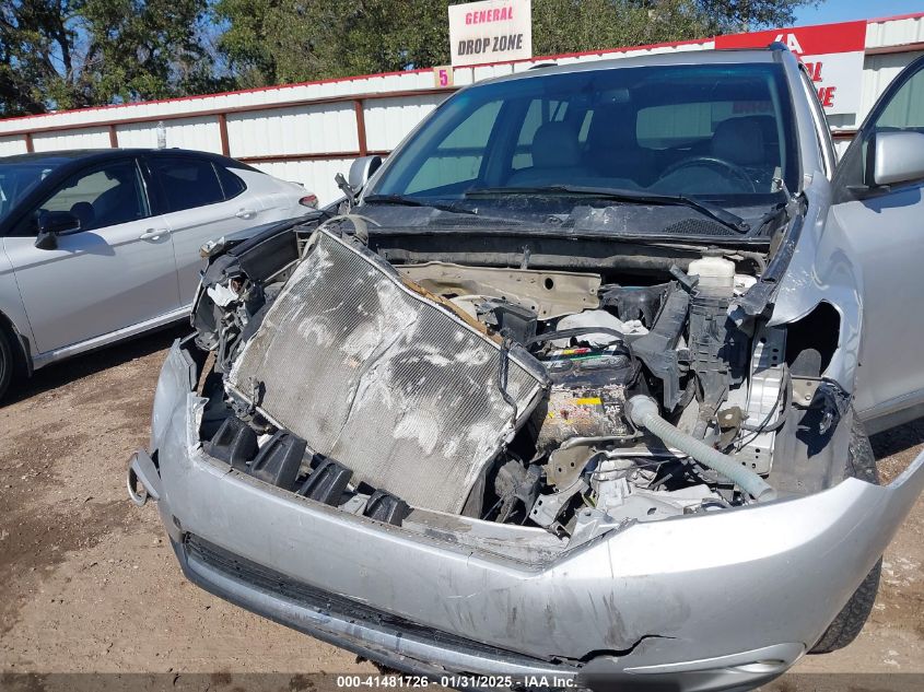 2013 Toyota Highlander Plus/Se VIN: 5TDZK3EH1DS114772 Lot: 41481726