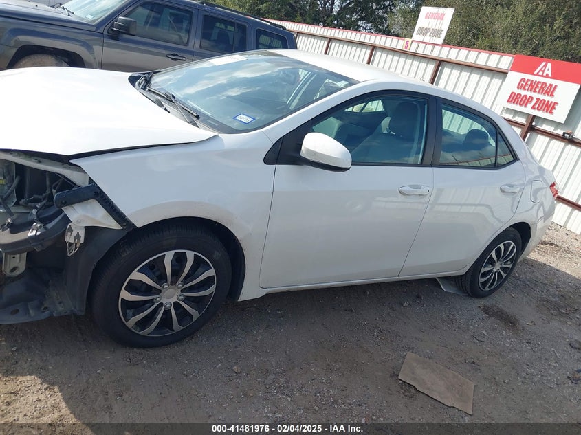 2016 TOYOTA COROLLA VIN: 5YFBURHE7GP433803