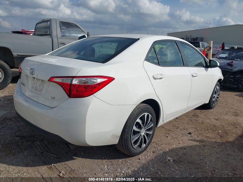 2016 TOYOTA COROLLA VIN: 5YFBURHE7GP433803