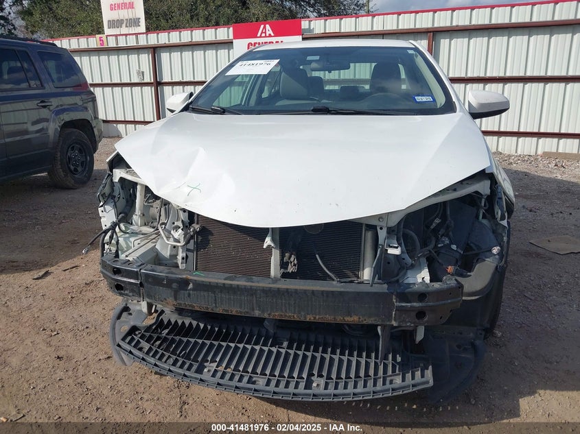 2016 TOYOTA COROLLA VIN: 5YFBURHE7GP433803