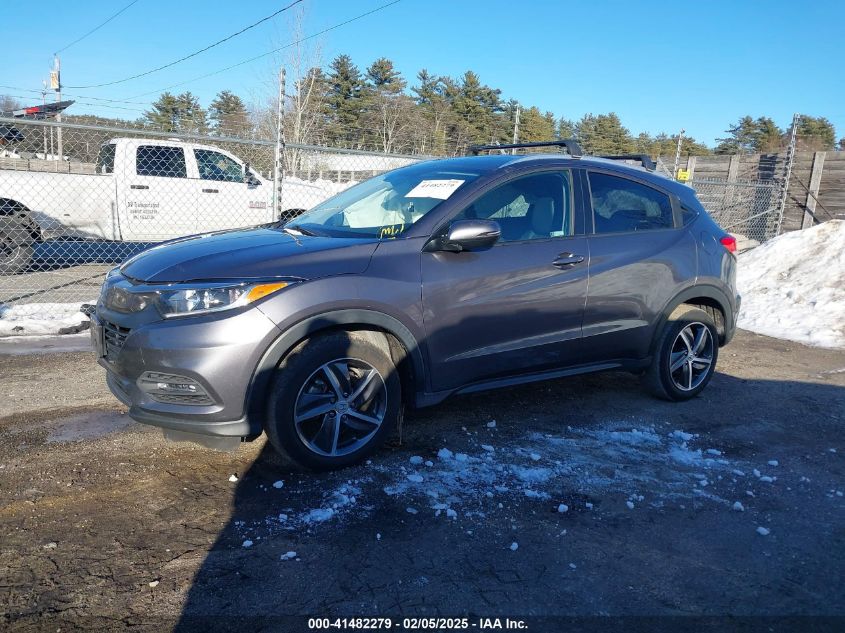 2021 Honda Hr-V Awd Ex-L VIN: 3CZRU6H7XMM724565 Lot: 41482279