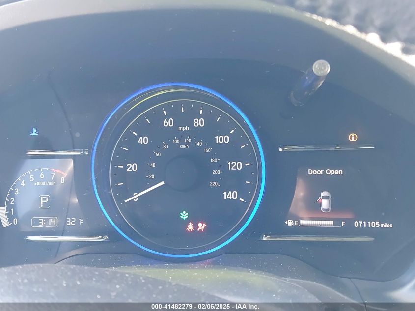 2021 Honda Hr-V Awd Ex-L VIN: 3CZRU6H7XMM724565 Lot: 41482279