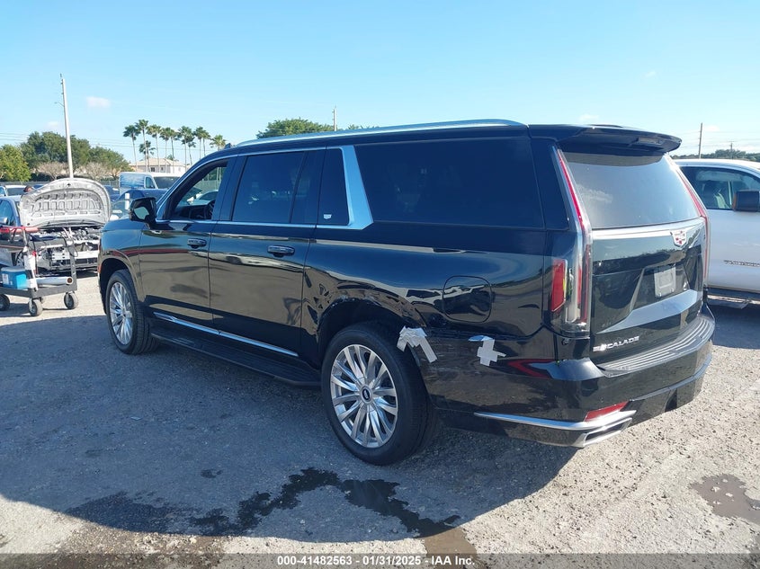 Vin: 1gys3jkl9nr100883, lot: 41973190, cadillac escalade esv 2wd luxury 20223