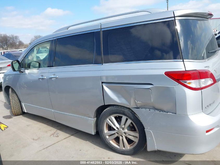 2015 Nissan Quest Sl VIN: JN8AE2KP6F9122558 Lot: 41482583