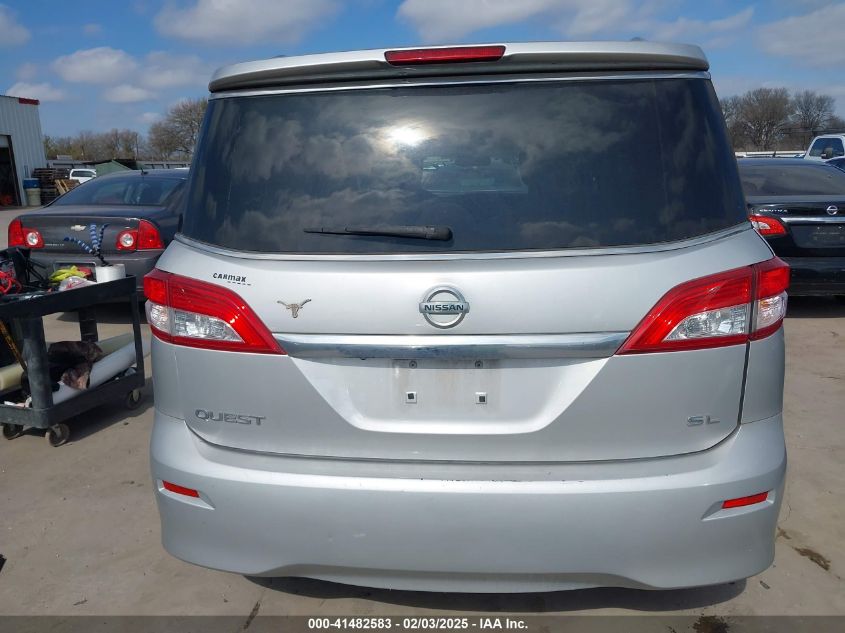 2015 Nissan Quest Sl VIN: JN8AE2KP6F9122558 Lot: 41482583