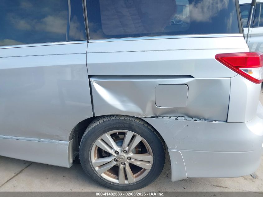 2015 Nissan Quest Sl VIN: JN8AE2KP6F9122558 Lot: 41482583