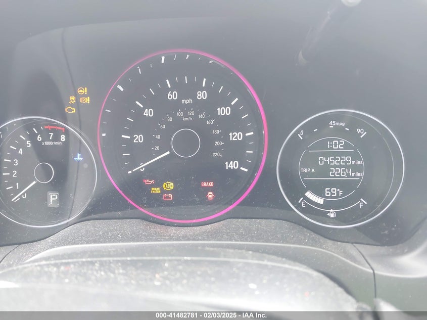 2022 HONDA HR-V VIN: 3CZRU5H38NM731538