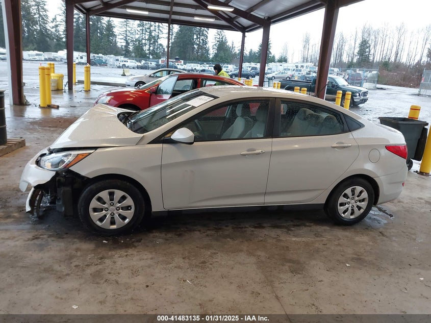 2017 HYUNDAI ACCENT VIN: KMHCT4AE7HU263060