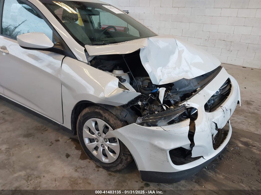 2017 HYUNDAI ACCENT VIN: KMHCT4AE7HU263060
