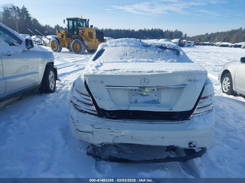 2012 Mercedes-Benz C 300 Luxury 4Matic/Sport 4Matic VIN: WDDGF8BBXCR231259 Lot: 41483258