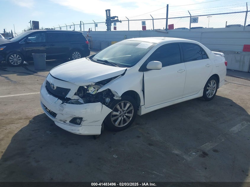 2009 TOYOTA COROLLA VIN: 1NXBU40E39Z047198