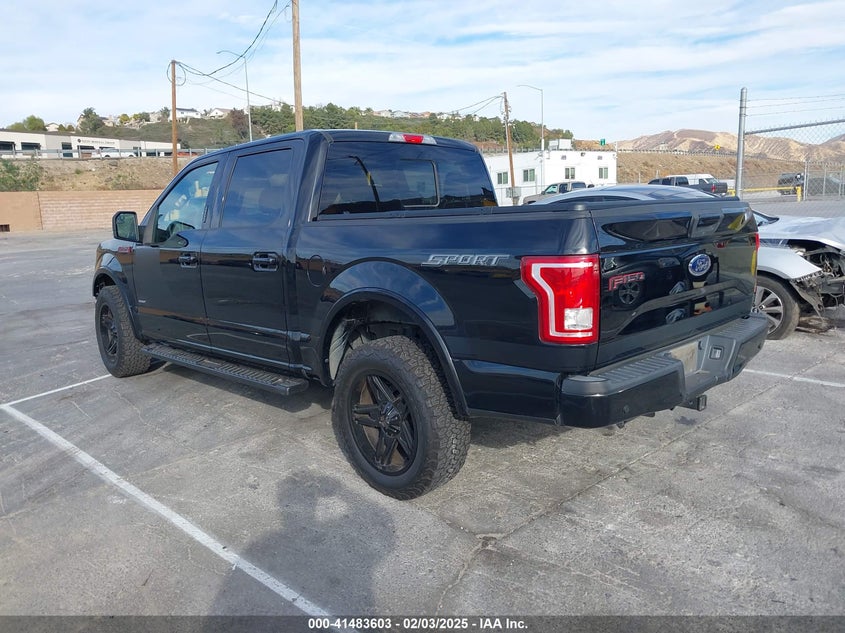 2017 FORD F-150 VIN: 1FTEW1CG5HFB10800