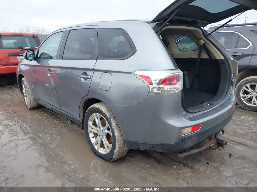 2014 MITSUBISHI OUTLANDER VIN: JA4AZ3A38EZ012124