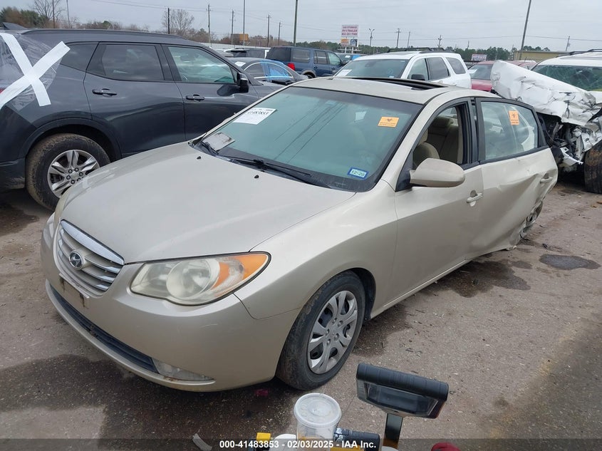 2010 HYUNDAI ELANTRA VIN: KMHDU4AD7AU066937