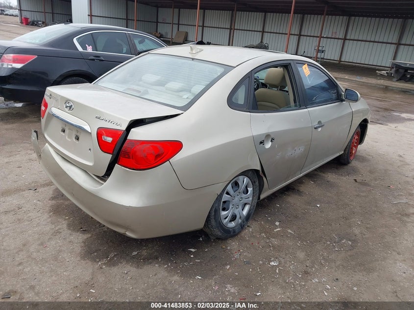 2010 HYUNDAI ELANTRA VIN: KMHDU4AD7AU066937