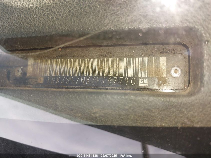 2007 Saturn Aura Xe VIN: 1G8ZS57N87F167790 Lot: 41484336