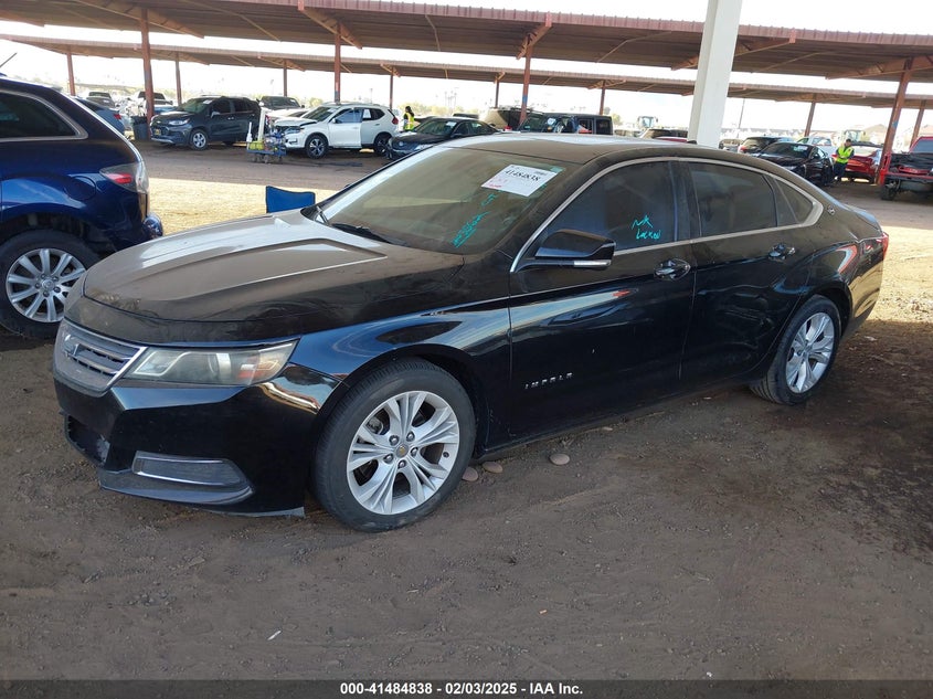 2014 CHEVROLET IMPALA VIN: 2G1125S32E9203562