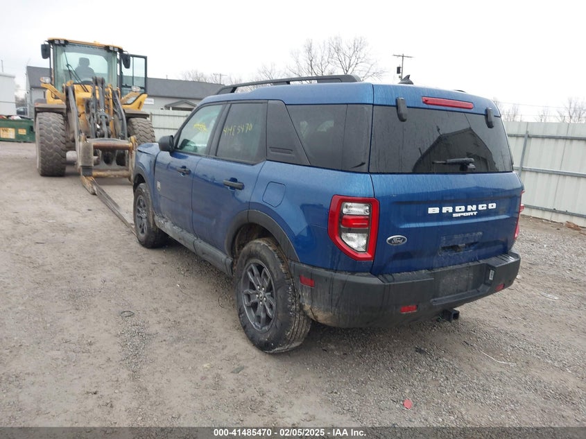 Vin: 3fmcr9b61rre35255, lot: 41976120, ford bronco sport big bend 20243