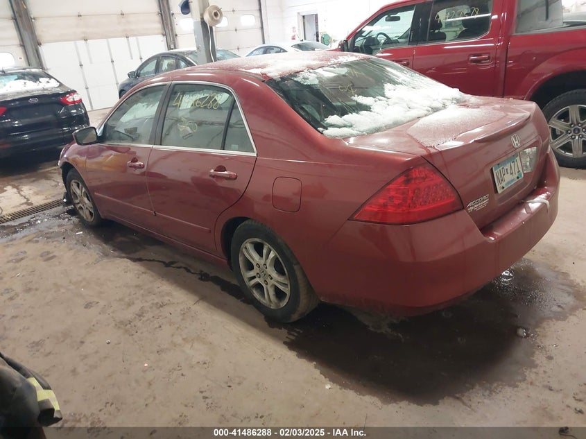 2007 HONDA ACCORD VIN: 1HGCM563X7A203029